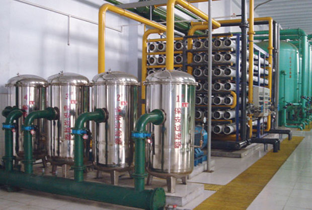 Equipment for water production in the power plant boiler industry