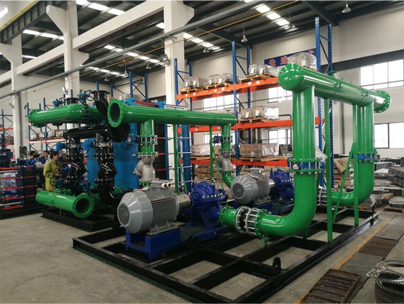 Detachable plate heat unit