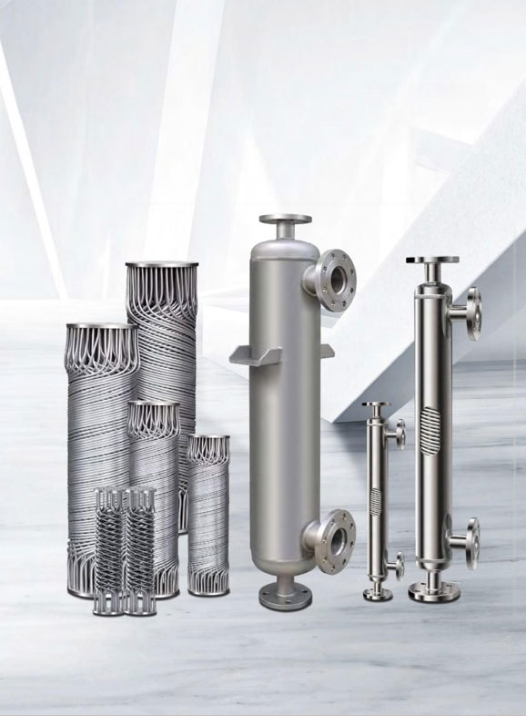 Wound tube heat exchangers